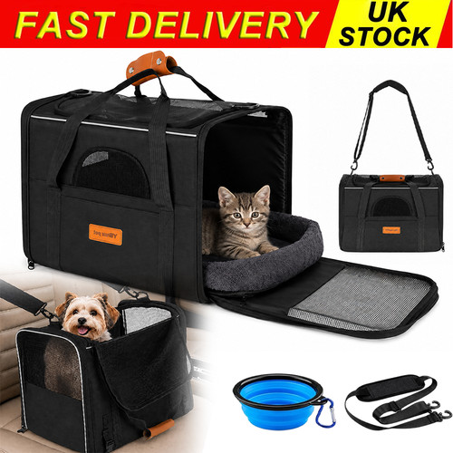 Fabric dog crate pet carrier - crate,