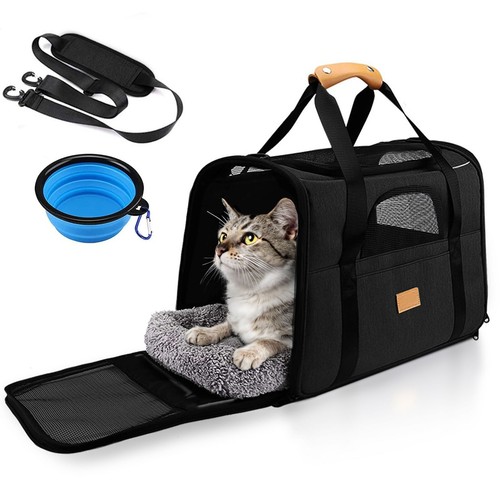 Cat carrier bag soft fabric - bag,